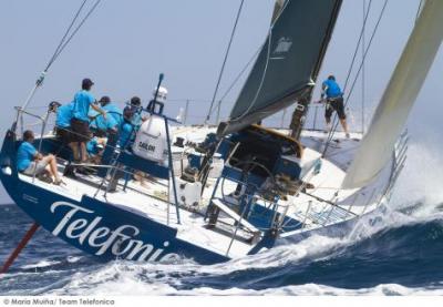 EL "TELEFÓNICA" INICIA SUS PRUEBAS OCEÁNICAS 